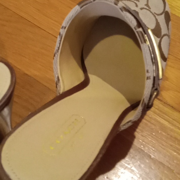 Vintage Coach "Ivy"Clogs - Picture 9 of 11